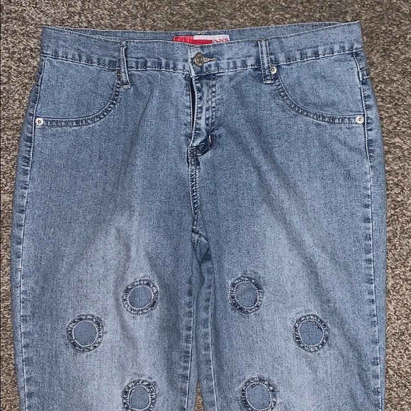 Cj jeans Blue Jeans flare jean holes - Picture 5 of 5